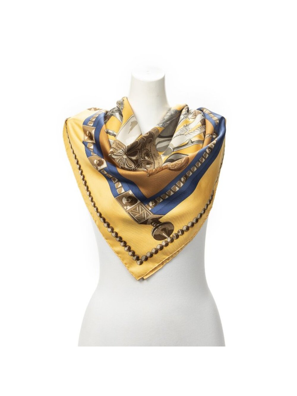 Hermes Scarf Yellow